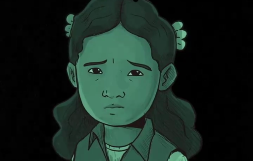 Thumbnail preview image for the video titled: Sound of the voices of Hind Rajab and her cousin Layan Hamada before they were targeted by Israeli fire