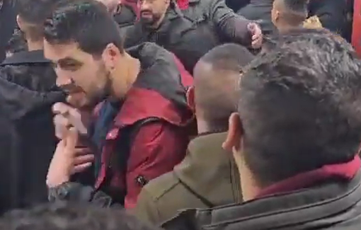 Thumbnail preview image for the video titled: Nablus crowds carry the body of Hamad Rashid Rushdi 14 y/o summary executed in Sebadtia by Israeli forces