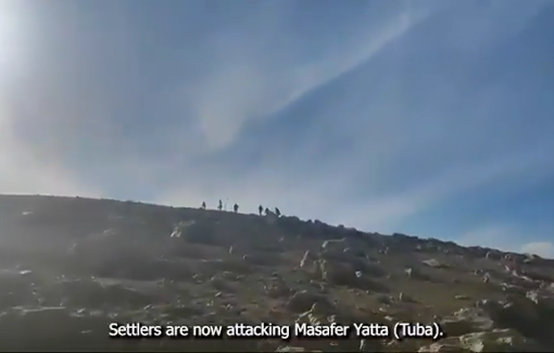 Thumbnail preview image for the video titled: 2 days after "No Other Land" was nominated for an Oscar, settlers are invading this community in Masafer Yatta,