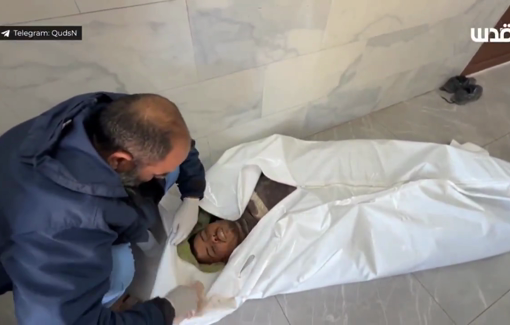 Thumbnail preview image for the video titled: Israeli drone strike kills 3 police officers on aid security mission