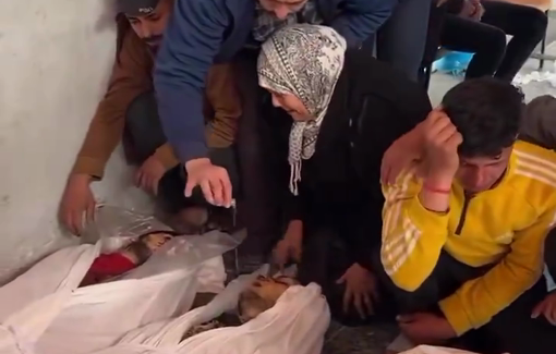 Thumbnail preview image for the video titled: At least 4 Palestinians killed in Israeli airstrike near Netzarim