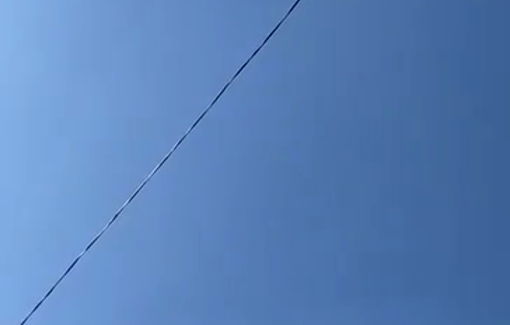 Thumbnail preview image for the video titled: Israeli drone broadcasts a recording with inciting phrases over the town of Tebnine south Lebanon