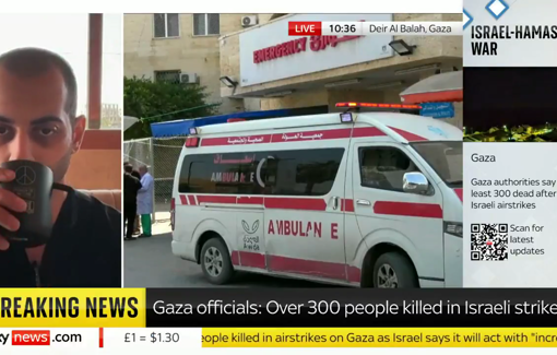 Thumbnail preview image for the video titled: Dr. Feroze Sidhwa about the ceasefire violation and the massive shelling of Gaza