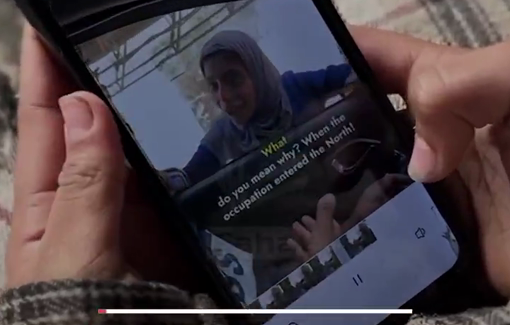 Thumbnail preview image for the video titled: Journalist Hossam Shabat saved 14 y/o Maisam