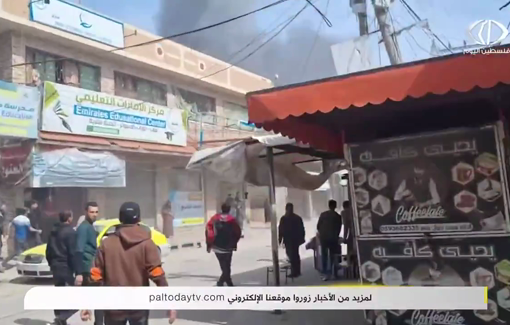 Thumbnail preview image for the video titled: Airstrike on greenhouses in Deir al-Balah