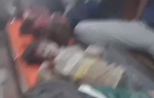 Thumbnail preview image for the video titled: Children wounded in a midnight Israeli airstrike on their tents, on the eve of Eid