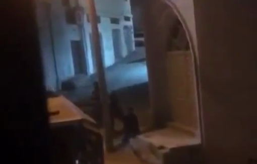 Thumbnail preview image for the video titled: Raid of Israeli special forces in the town of Beit Furik in order to arrest a Palestinian