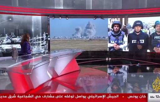 Thumbnail preview image for the video titled: Families unable to leave Al-Shujaiya and tents torn by Israeli shelling