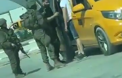Thumbnail preview image for the video titled: Tormenting Palestinians at Israeli military checkpoints