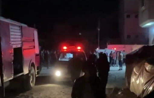 Thumbnail preview image for the video titled: Mother killed in a night Israeli airstrike on her tent