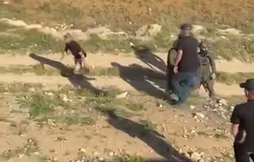 Thumbnail preview image for the video titled: Pogrom against Hureini family chased from its land near Susya village in Masafer Yatta
