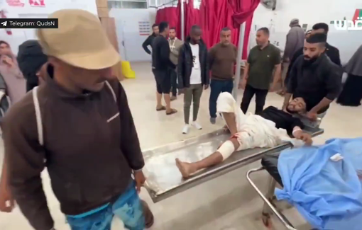 Thumbnail preview image for the video titled: Casualties from Israeli airstrike on the Abu Mazid family house