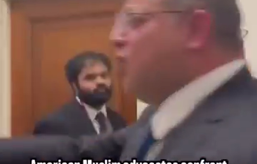 Thumbnail preview image for the video titled: Itamar Ben Gvir confronted in the U.S. Congress over his role in genocide
