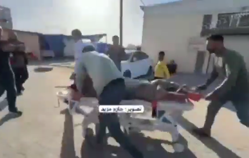 Thumbnail preview image for the video titled: After a long delay rescuers are allowed to reach two teens shot by Israeli soldiers