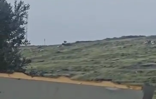 Thumbnail preview image for the video titled: Israeli bulldozers raze Palestinian lands in the village of Burin in southern Nablus