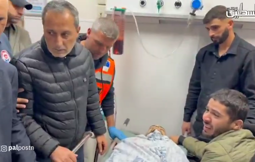 Thumbnail preview image for the video titled: Heartbreaking farewell from the brother of Alaa Shawkat Khudair, executed by Israeli forces