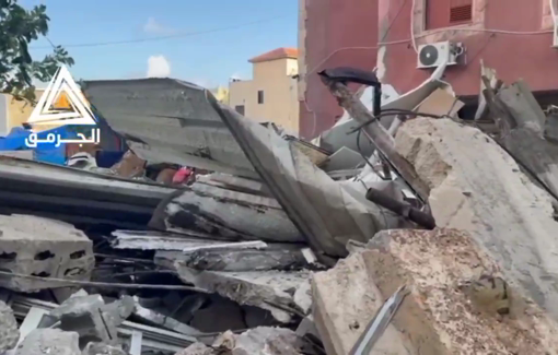 Thumbnail preview image for the video titled: Scenes of the rubble of a Palestinian home that was targeted by Israeli excavators in Jisr al-Zarqa (Arab Israeli town)