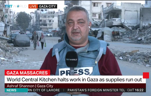 Thumbnail preview image for the video titled: Dozens of community kitchens in Gaza shut their doors due to a lack of supplies