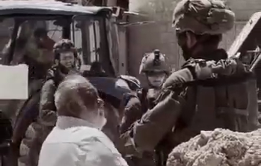 Thumbnail preview image for the video titled: Painful scenes of forced displacement continue in the Nur Shams R.C.