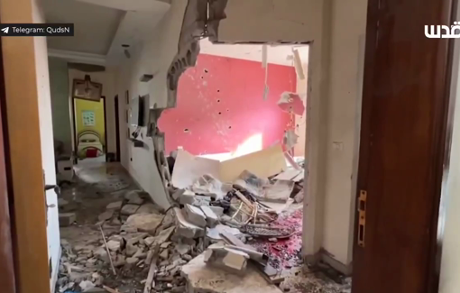 Thumbnail preview image for the video titled: Aftermath of Israeli massacre of the Abu Hayya family