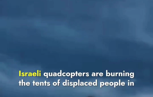 Thumbnail preview image for the video titled: Israeli drone drops incendiary munition on charity kitchen