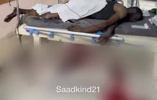 Thumbnail preview image for the video titled: Patients and Injured bleeding inside the besieged Indonesian Hospital