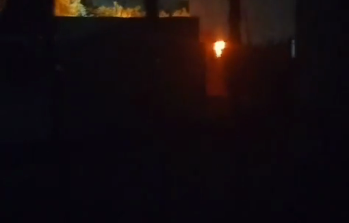Thumbnail preview image for the video titled: Israeli settlers attack Burqin village, setting Palestinian homes on fire in an apparent attempt to burn families alive