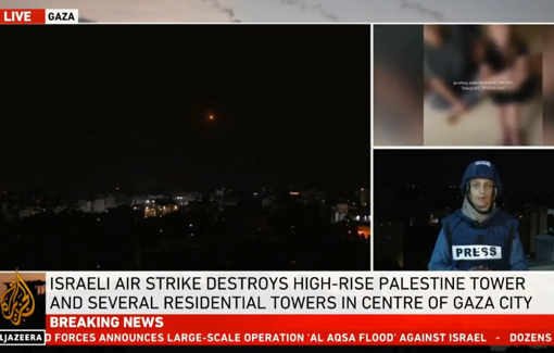 Thumbnail preview image for the video titled: Is there anywhere that is safe for people in Gaza? Are they able to seek shelter anywhere?"