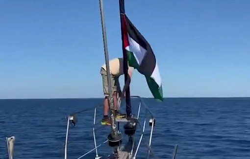 Thumbnail preview image for the video titled: "Blast" embarks for Gaza on the Madleen