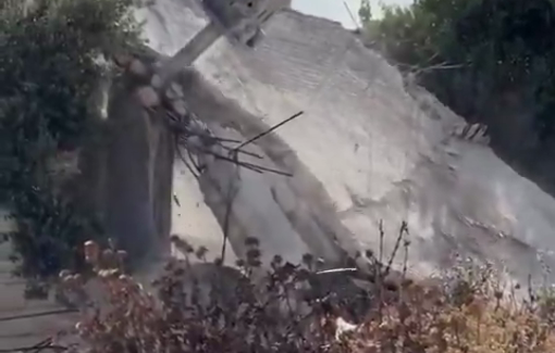 Thumbnail preview image for the video titled: Israeli bulldozers demolished a Palestinian home in Al-Mughayyir village
