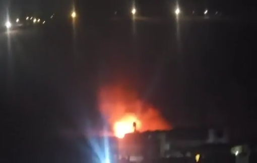 Thumbnail preview image for the video titled: Israeli settler mobs set fire in the fields of Al-Mughayyir town in the occupied West Bank May 28