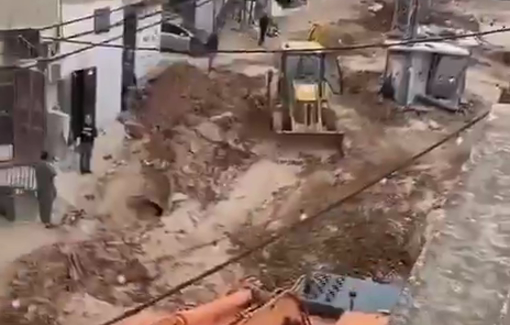 Thumbnail preview image for the video titled: Extensive destruction caused by Israeli forces during their military offensive in Al-Fara RC