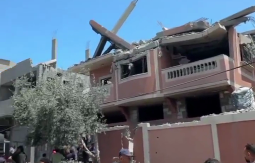 Thumbnail preview image for the video titled: Israeli strike killed father and son at the Hammad family home