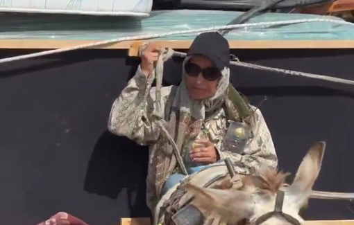 Thumbnail preview image for the video titled: Palestinians sick and tired of endless forced displacement in southern Gaza