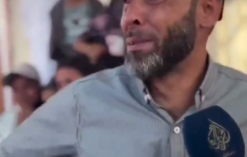 Thumbnail preview image for the video titled: On the eve of Eid, a father is reminded painfully of his son killed by Israel