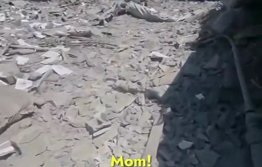 Thumbnail preview image for the video titled: The moment journalist Abduraheem Khader found out Israel killed his whole family