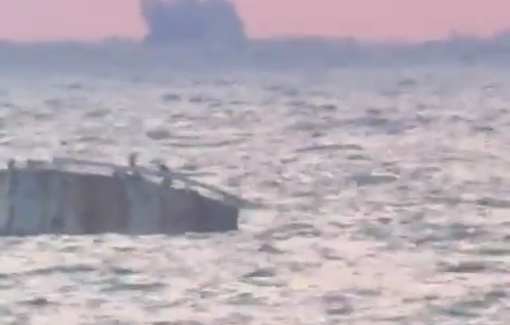 Thumbnail preview image for the video titled: The humanitarian vessel Madleen is near Ashdod port after an act of piracy by Israeli forces