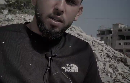 Thumbnail preview image for the video titled: Journalist Abduraheem Khader on the massacre of his whole family