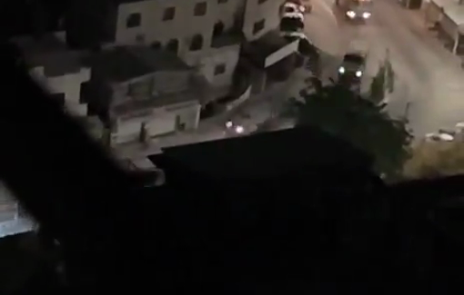 Thumbnail preview image for the video titled: Israeli forces send more military reinforcements towards the city of Nablus