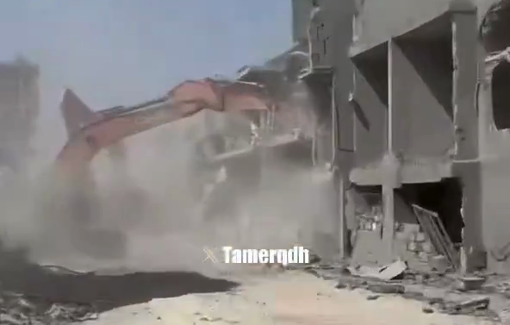 Thumbnail preview image for the video titled: Israel's systematic destruction of homes continues in Gaza