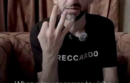 Thumbnail preview image for the video titled: After 16 months of unlawful detention, freed Palestinian journalist Sami Al-Sa'i, from Tulkarm, describes inhumane conditions in Israeli prisons