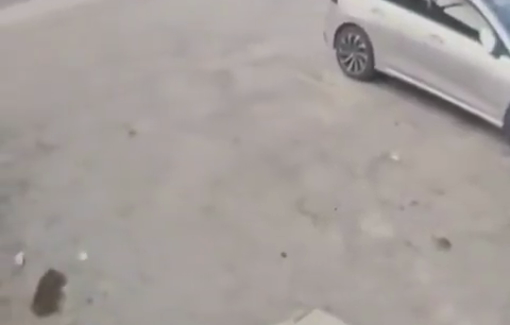 Thumbnail preview image for the video titled: A man and woman were injured after an Israeli military vehicle ran over their golf cart in the Burqin valley