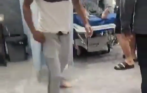 Thumbnail preview image for the video titled: An elderly woman was shot and wounded by israeli Border Guard in Shuafat / Jerusalem