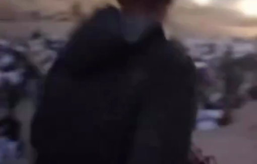 Thumbnail preview image for the video titled: Hundreds leave a GHF site under continuous Israeli gunfire