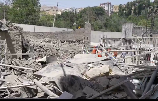 Thumbnail preview image for the video titled: The visitation building of Evin Prison was also targeted by the Israeli strikes, causing the deaths of several prisoners and their families