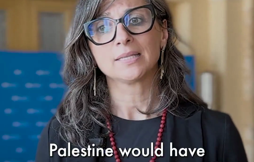 Thumbnail preview image for the video titled: Franceska Alabanese : Genocide pays and pays well