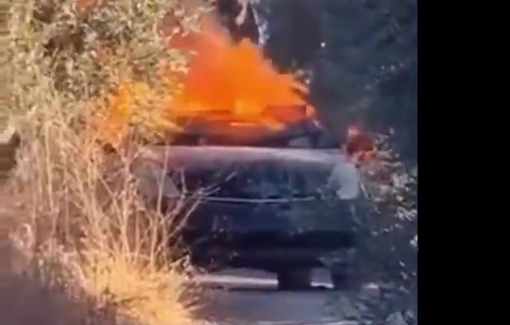 Thumbnail preview image for the video titled: Israeli settlers attacked vehicles and home in the village of Beita