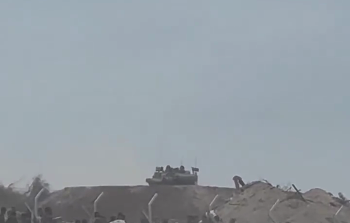 Thumbnail preview image for the video titled: Scenes of shooting and disorder at GHF sites