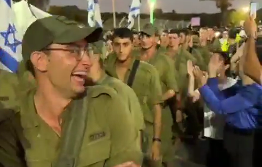 Thumbnail preview image for the video titled: MK Limor Son Har Melekh inciting the pro-rape rioters in Beit Lid
