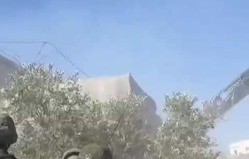 Thumbnail preview image for the video titled: Israeli soldiers carry out a demolition campaign targeting several homes in the village of Shuqba
